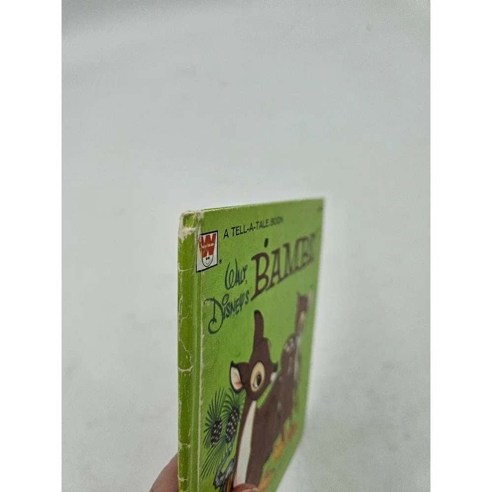 Vintage 1976 Walt Disney Bambi Whitman Tell-A-Tale Hardcover Children's Book